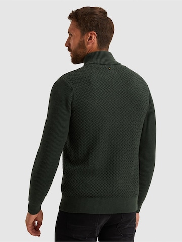 PME Legend - Jersey 'Pullover with half zipper' en verde