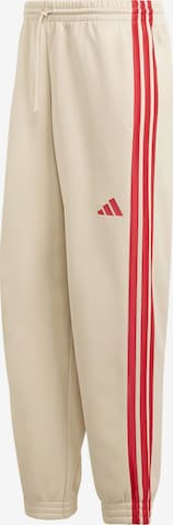 ADIDAS SPORTSWEAR Workout Pants 'STADIUM' in Beige: front