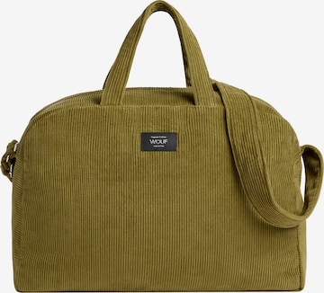 Wouf Weekender in Green: front