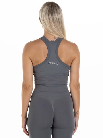 Divina Sporttop 'Sleek' in Grijs