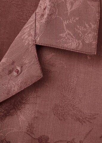 MANGO Pajama Shirt 'Quars' in Brown