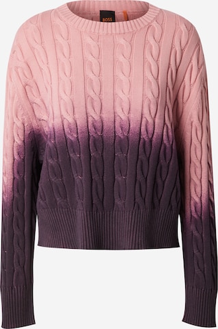 BOSS Sweter 'Fenesis' w kolorze fioletowy: przód