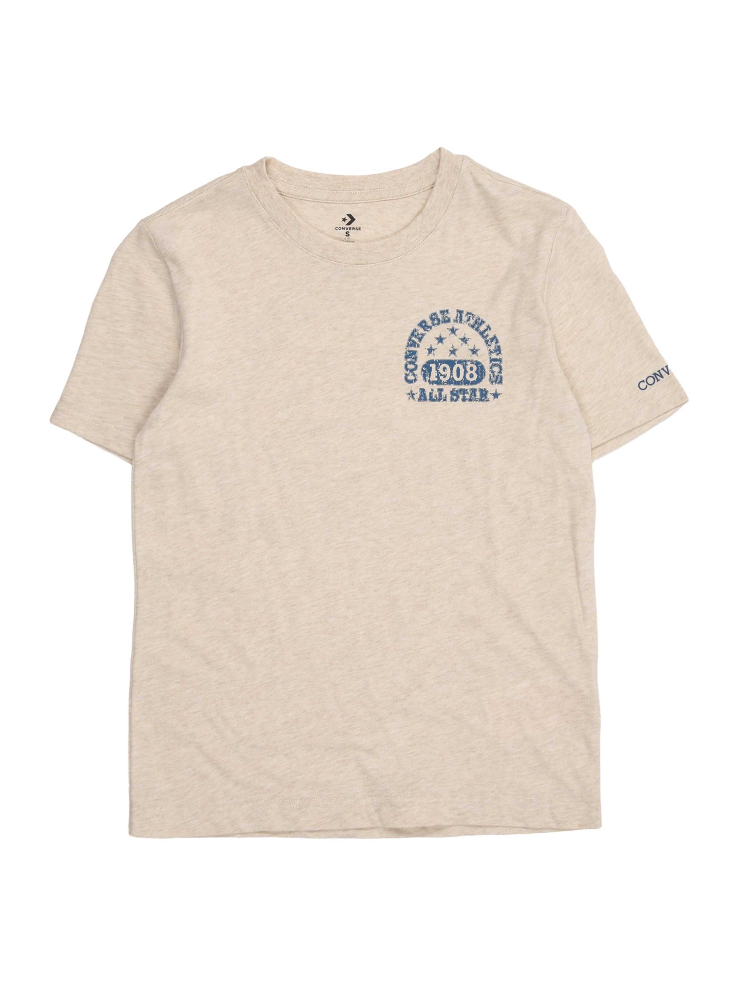 Tricou de la CONVERSE pe bej: față