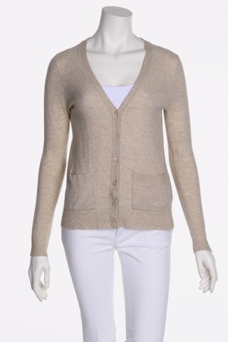REPEAT Cashmere Sweater & Cardigan in M in Beige: front
