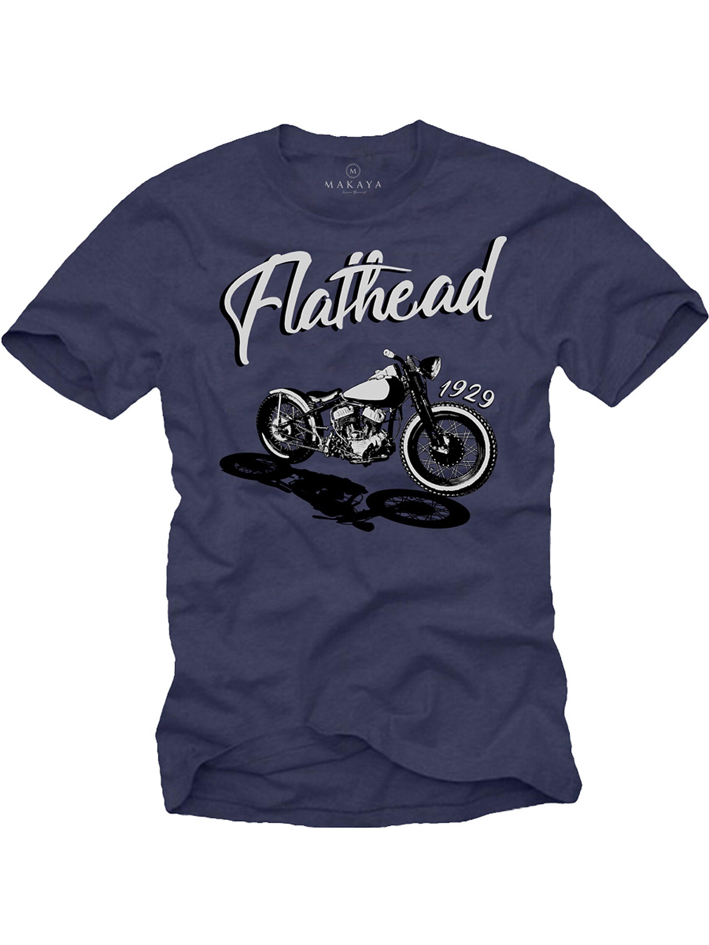 MAKAYA Shirt 'Flathead'‌‌‌‌‌‌ in Blau: Vorderseite