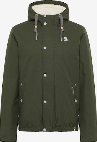 Schmuddelwedda Winter jacket in Green: front