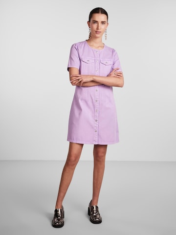 PIECES Summer Dress 'Tara' in Purple