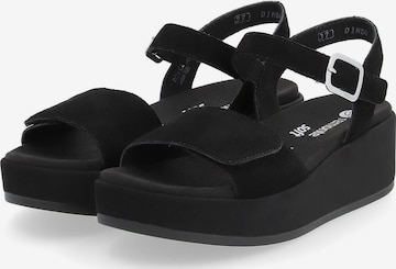 REMONTE Sandalen met riem in Zwart