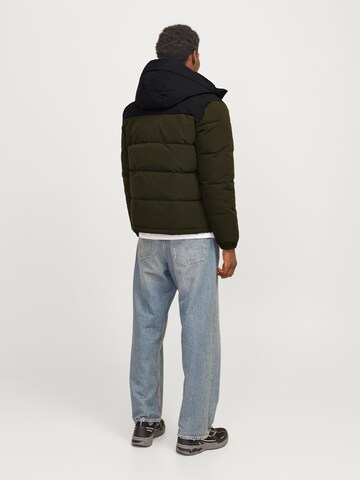 Giacca invernale 'JJEOtto' di JACK & JONES in verde