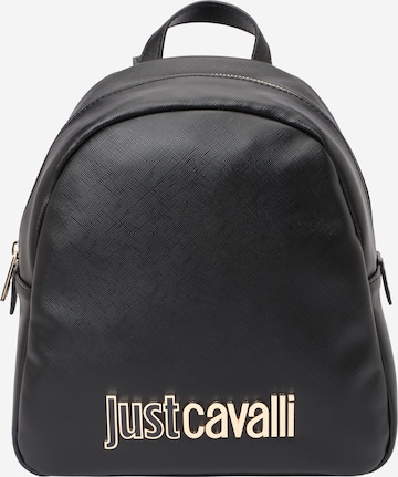 melns Just Cavalli Mugursoma: no priekšpuses