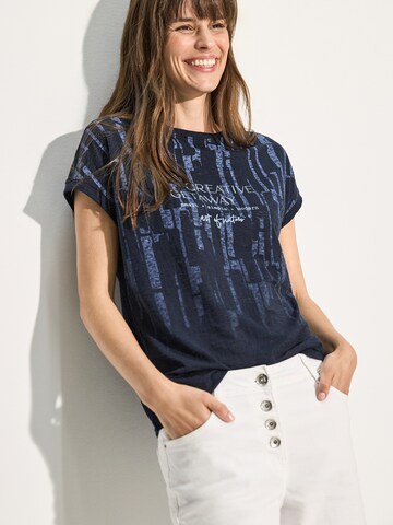 CECIL T-Shirt in Blau: Vorderseite