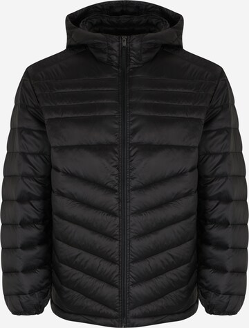 Jack & Jones Plus - Chaqueta de entretiempo 'Hero' en negro: frente