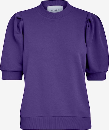 Sweat-shirt 'Mika' minus en violet : devant
