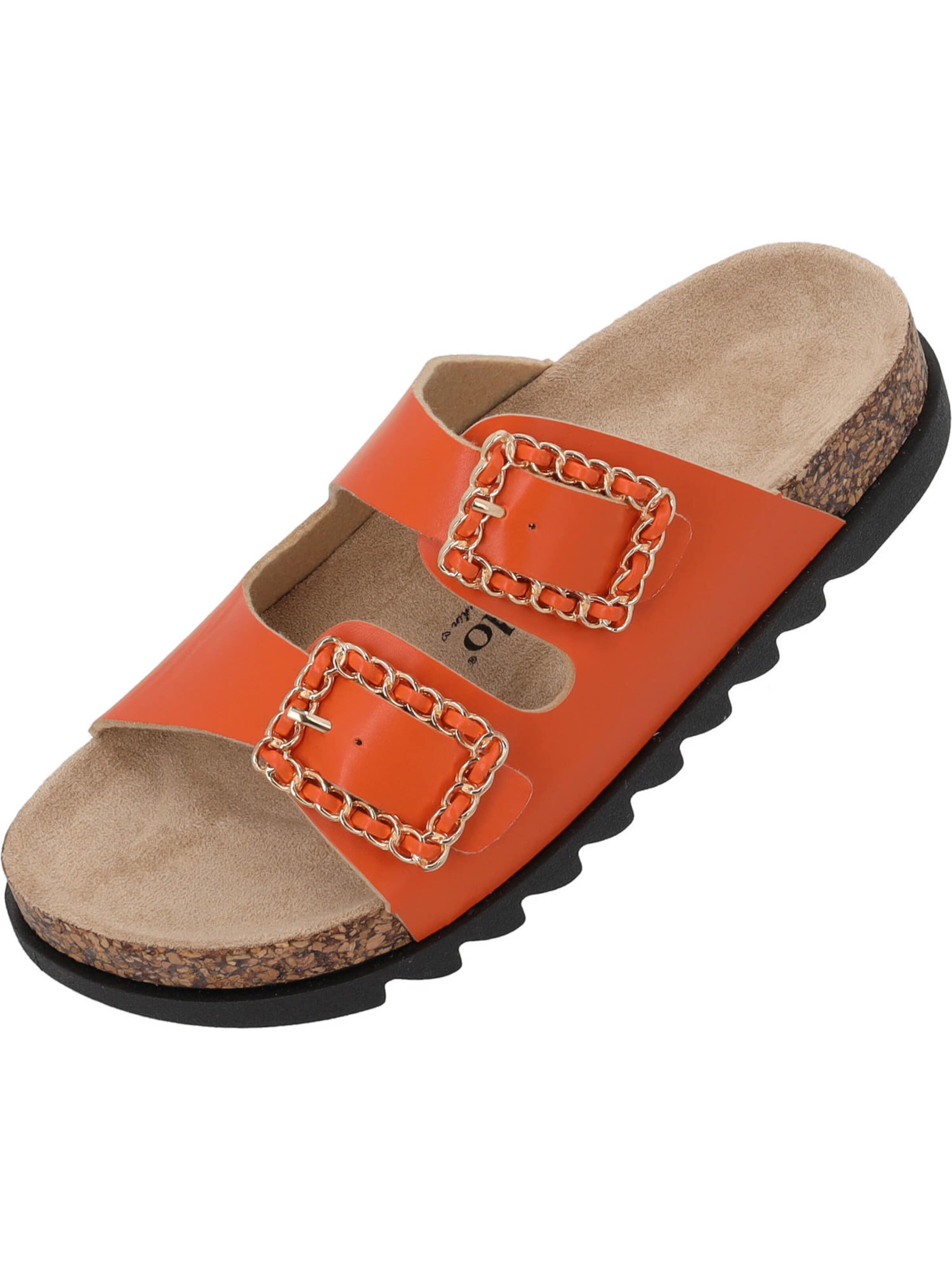 Palado by Sila Sahin Sandale 'Palado Igies by Sila Sahin'‌‌‌‌‌‌‌‌‌‌ in Orange: Vorderseite