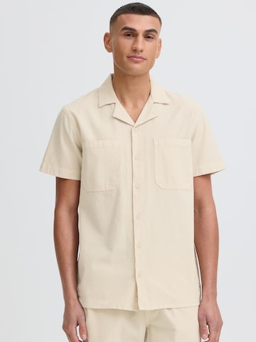 !Solid Regular fit Overhemd 'SDNeel' in Beige: voorkant