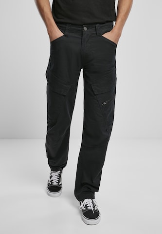 Coupe slim Pantalon cargo 'Adven' Brandit en noir