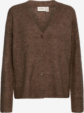 Fransa Cardigan 'FRELISE CAR 1' i brun: forside