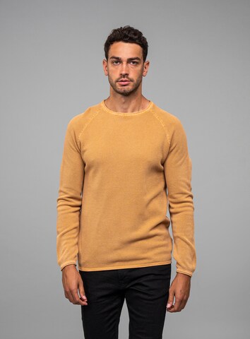 Coupe regular Pull-over 'Thomas' Key Largo en jaune