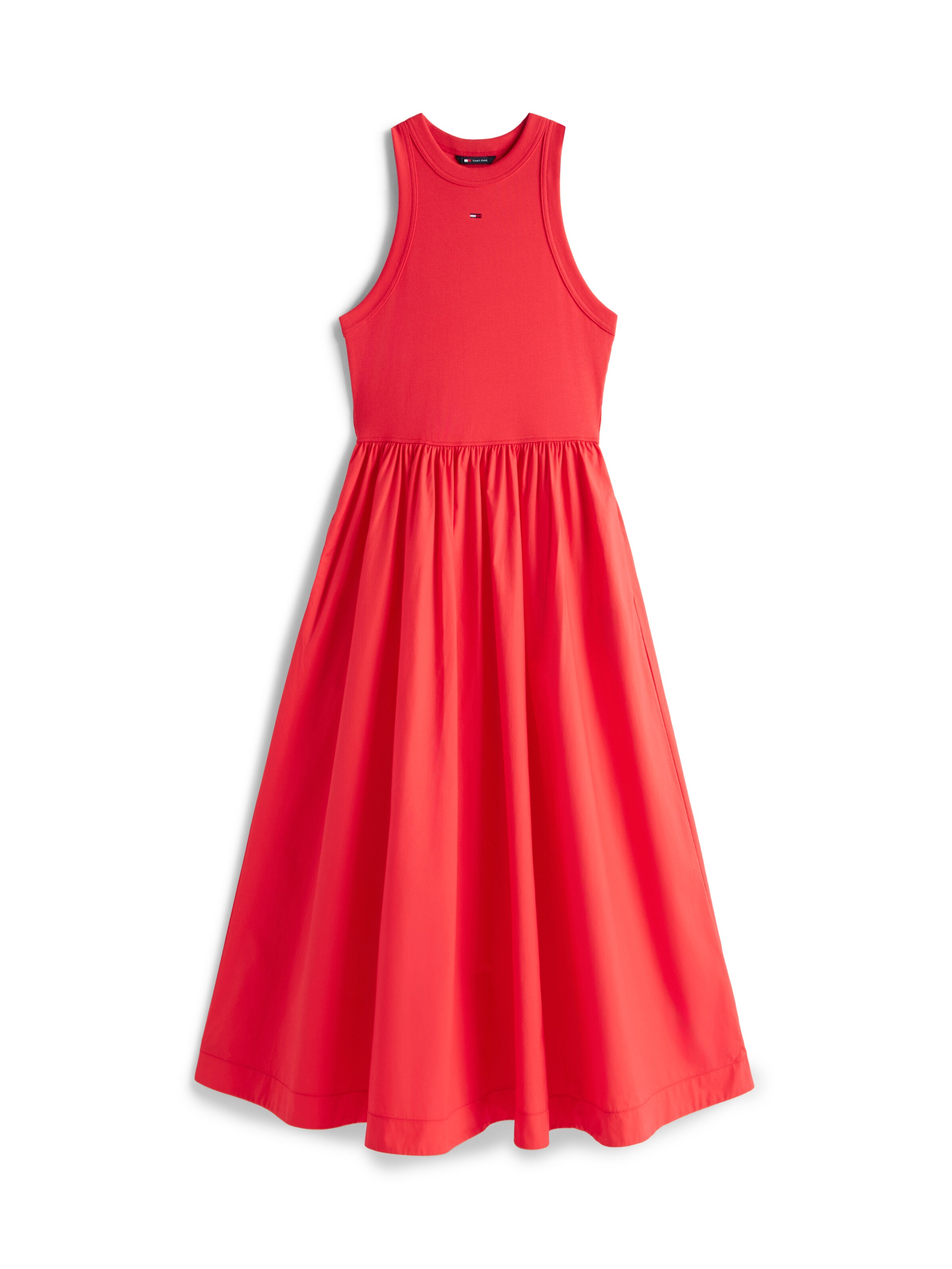 Tommy Jeans Zomerjurk in Rood: voorkant