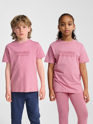Hummel Shirt in Roze: voorkant
