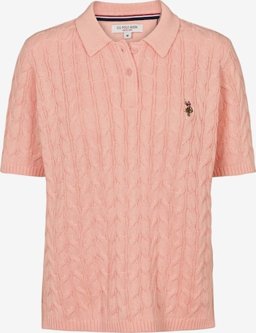 U.S. POLO ASSN. Tričko ' Magda ' – pink: přední strana