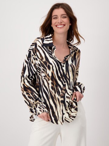 monari Blouse in Bruin: voorkant