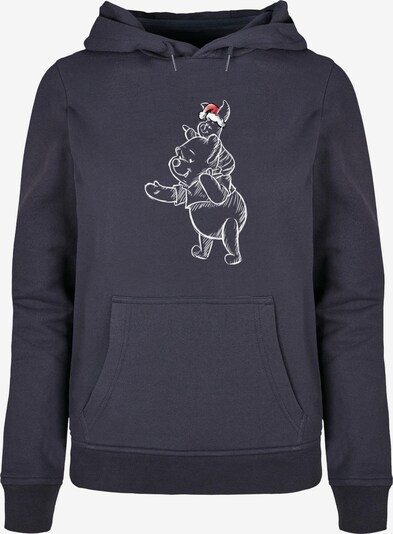 ABSOLUTE CULT Sweatshirt 'Winnie The Pooh - Piglet Christmas' in navy / hellrot / weiß, Produktansicht