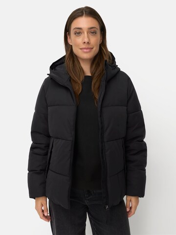 CAMEL ACTIVE Gefütterte Jacke mit reflektierenden Details in Schwarz: Vorderseite