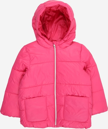 UNITED COLORS OF BENETTON Зимняя куртка в Ярко-розовый: спереди