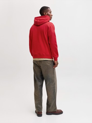 JACK & JONES Sweatshirt 'JORNorrebro' i rød