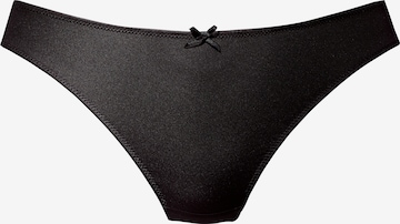VIVANCE Thong in Black: front