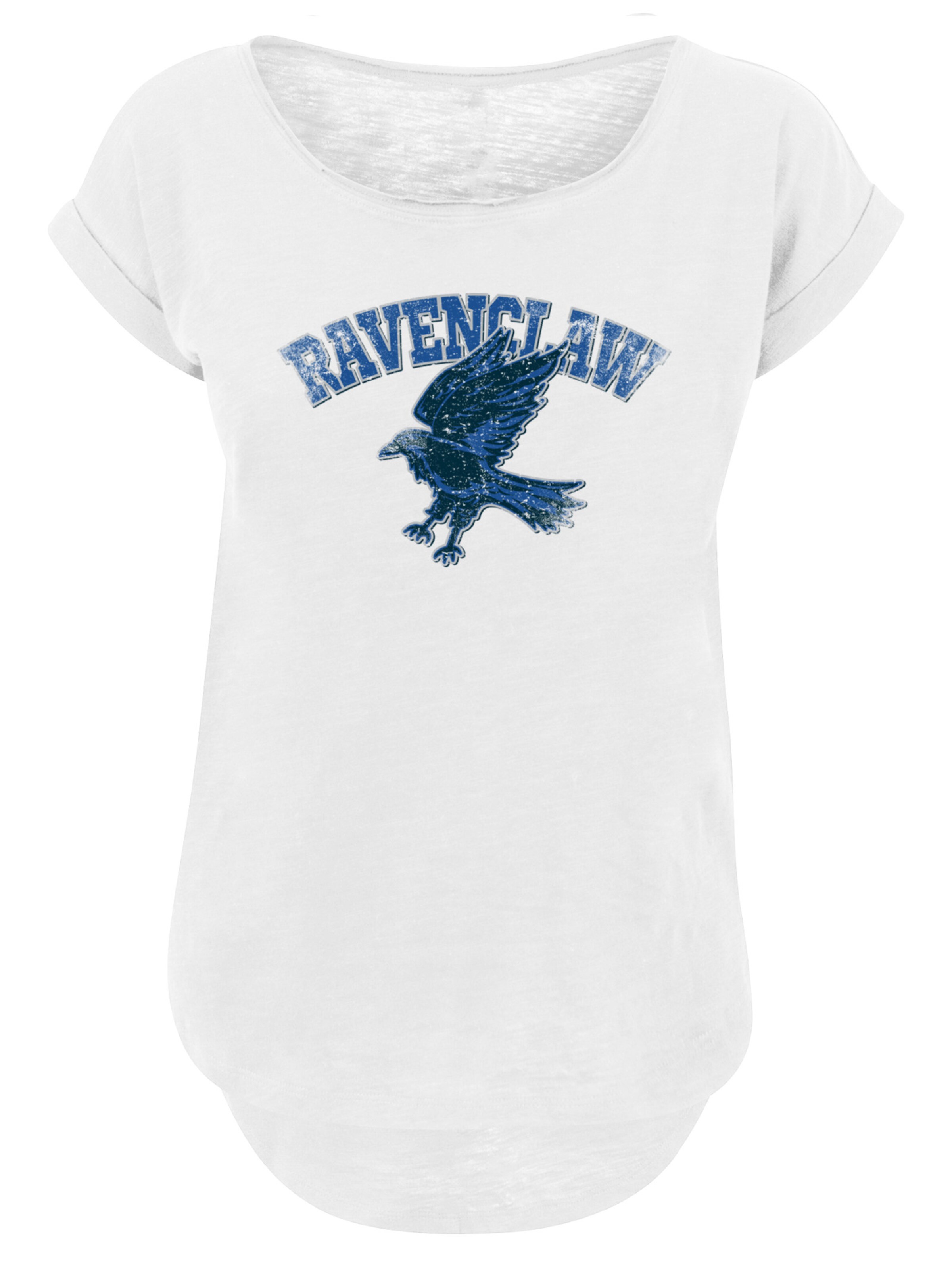 F4NT4STIC T-Shirt 'Harry Potter Ravenclaw Sport Emblem' in blau / weiß, Produktansicht