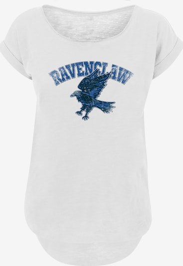 F4NT4STIC T-Shirt 'Harry Potter Ravenclaw Sport Emblem' in blau / weiß, Produktansicht