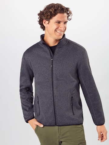 Whistler Fleece Jacket in Grey: front