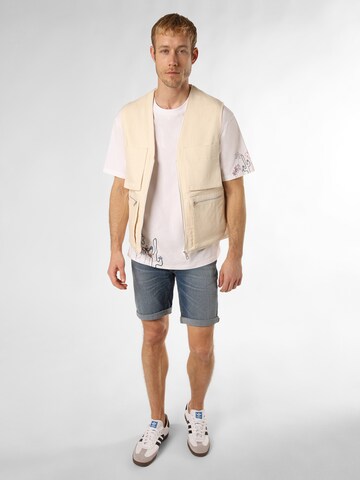 Finshley & Harding London Vest ' ' in Beige