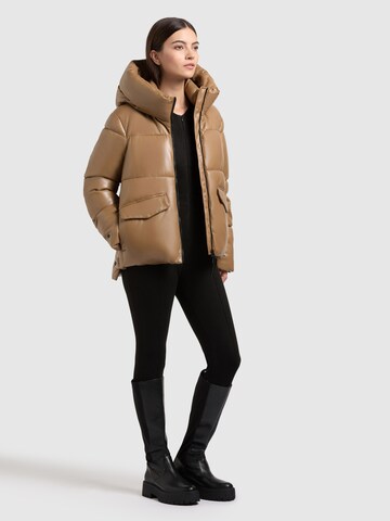 khujo Kurtka zimowa 'Aurora' w kolorze brązowy