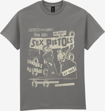 T-Shirt 'Sex Pistols On Stage T-Shirt' Sex Pistols en gris : devant