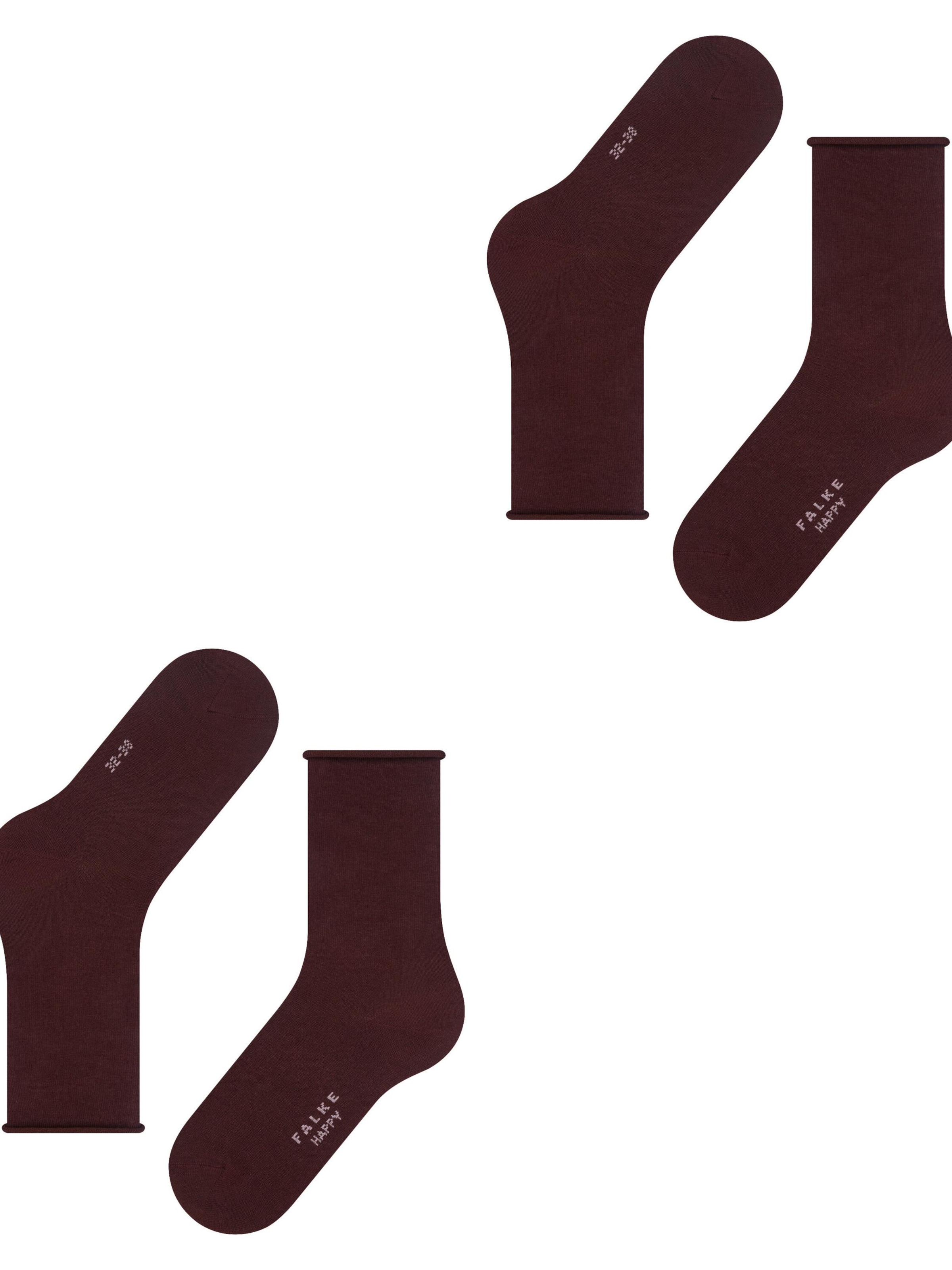 FALKE Socks 'Happy 2-Pack' in Red