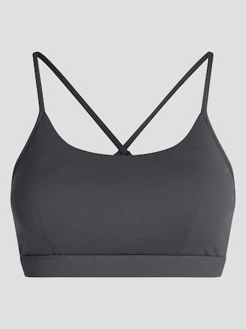 YO-GAYA Bustier Sport bh 'Ultra Bra' in Grijs: voorkant