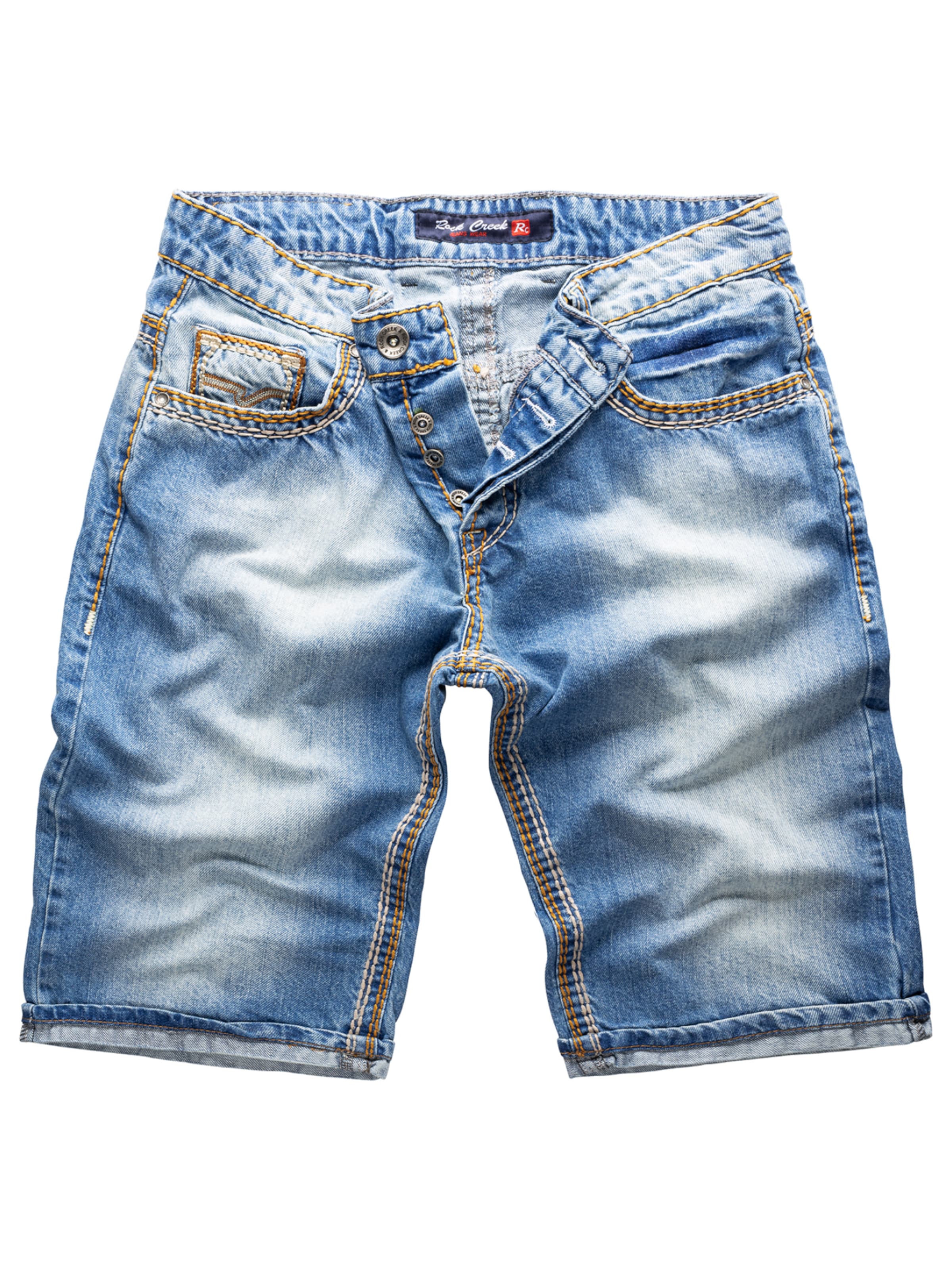 Rock Creek Regular Shorts in Blau: Vorderseite