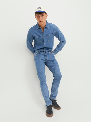 JACK & JONES Regular Jeans 'CLARK EVAN' in Blau