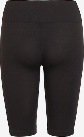 VILA Skinny Leggings 'Seam' - fekete