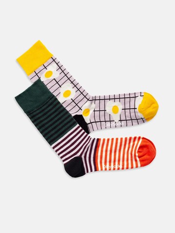 DillySocks Socken 'Breakfast Club' in Grün
