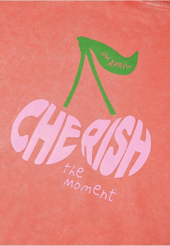 OH APRIL Sweatshirt 'Cherish' in Orange