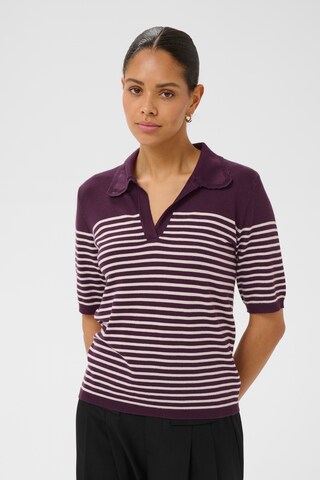 Kaffe - Jersey en lila: frente