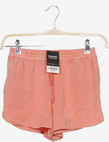 Review Shorts in XS in Orange: front