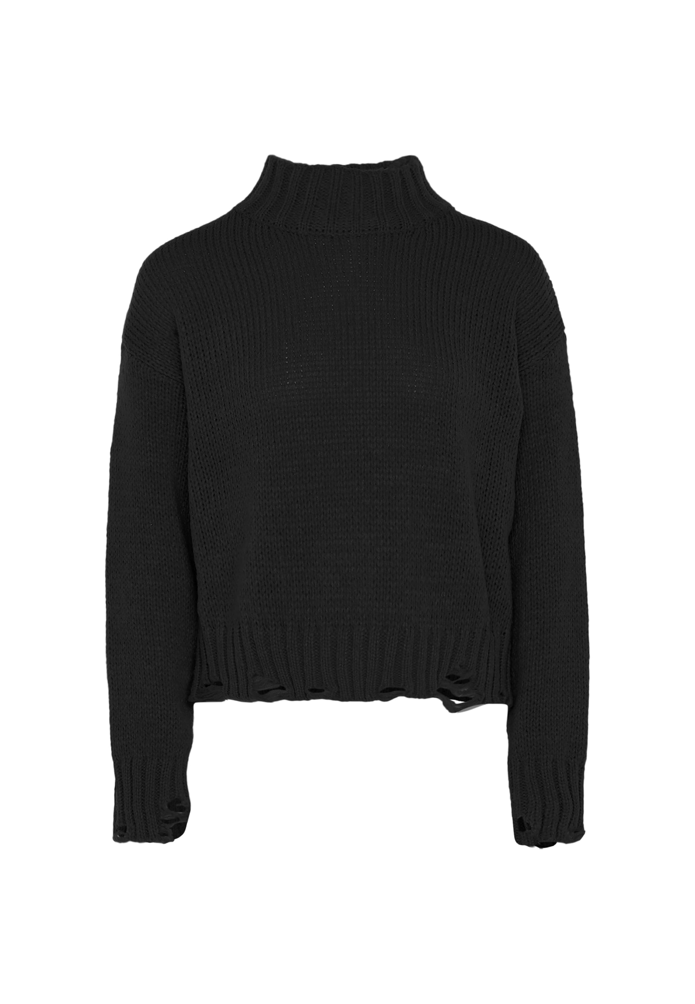 Gaya Trui in Zwart: voorkant