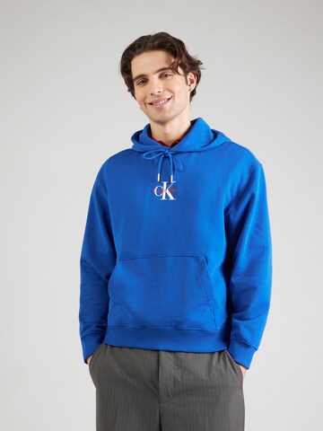 Calvin Klein Jeans Majica | modra barva: sprednja stran