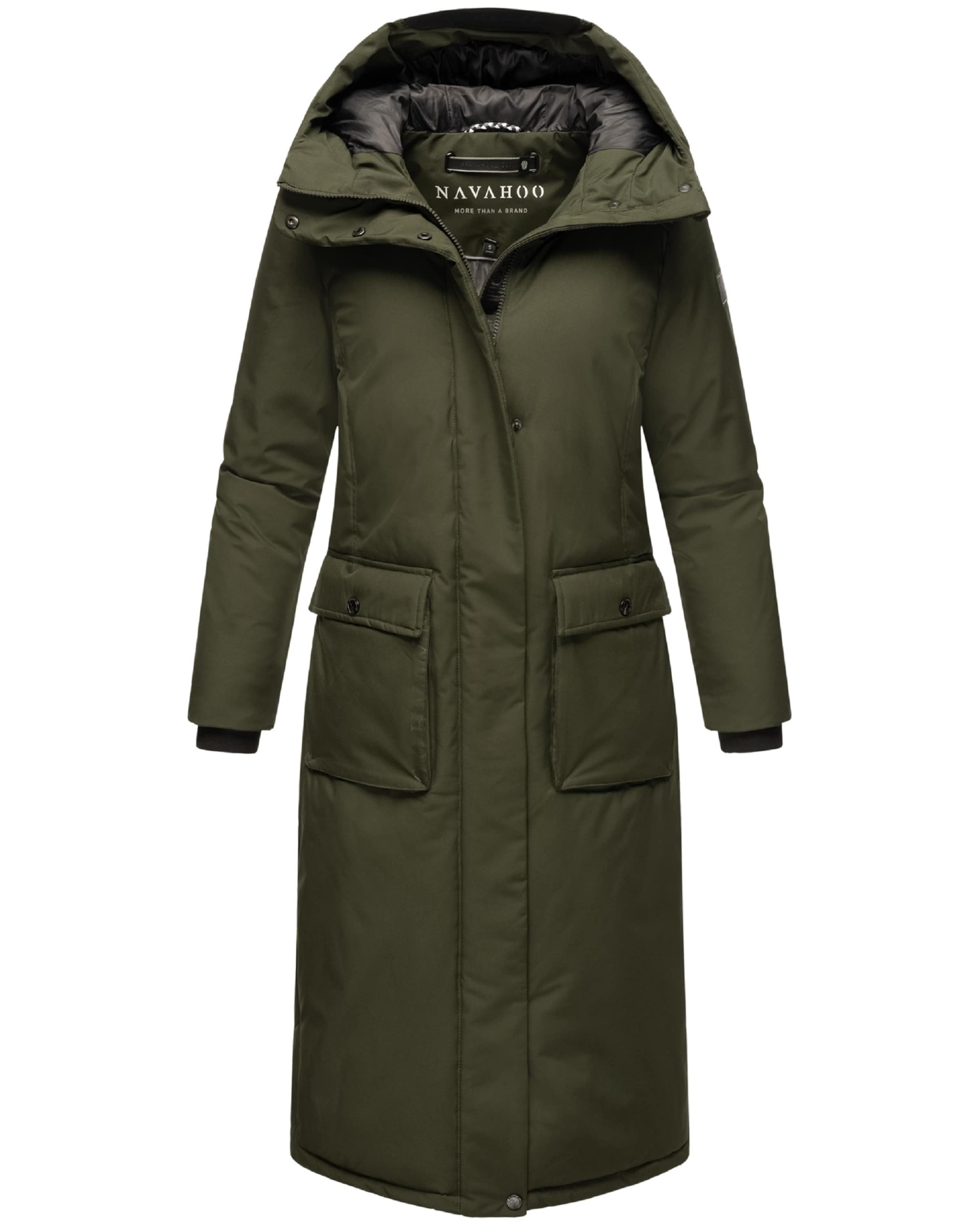 NAVAHOO Wintermantel &#x27;Wolkenfrost XIV&#x27; in Groen