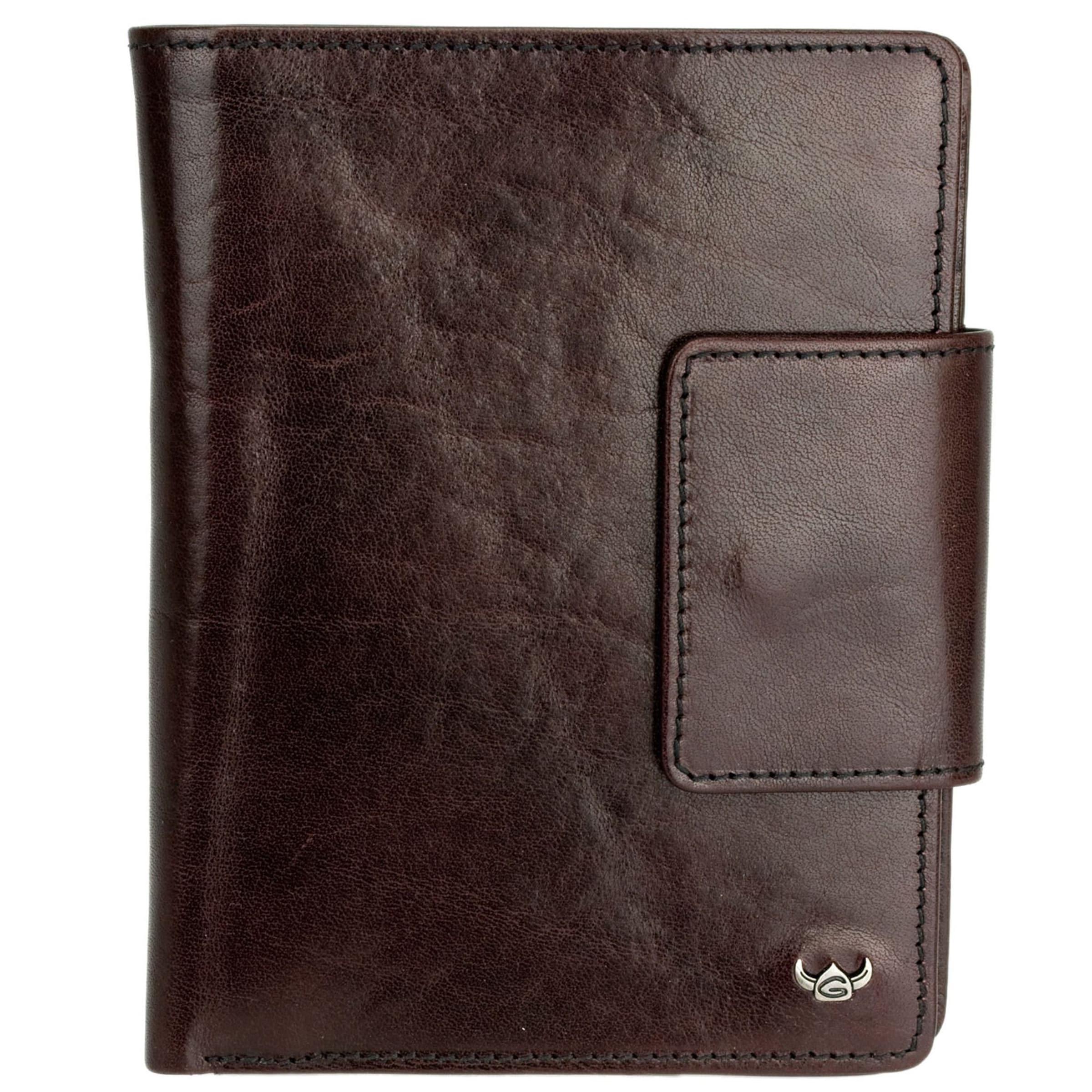 GOLDEN HEAD Portemonnaie 'Colorado' in Braun: Vorderseite